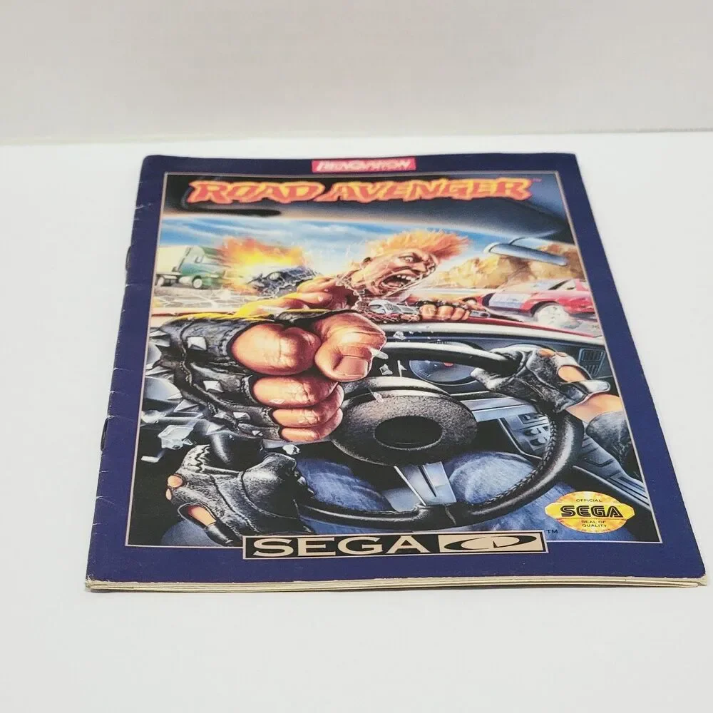Road Avenger Sega CD Instruction Booklet Manual With Registration Card No Game